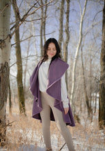 Load image into Gallery viewer, Cozy Purple Shawl