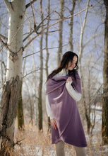 Load image into Gallery viewer, Cozy Purple Shawl