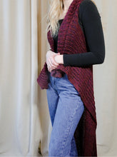 Load image into Gallery viewer, Ethnic Knit Vest - Maroon

