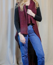 Load image into Gallery viewer, Ethnic Knit Vest - Maroon