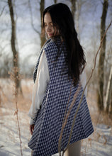 Load image into Gallery viewer, Accent Sky Blue and Grey Shawl