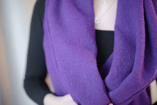 Load image into Gallery viewer, Cozy Purple Shawl
