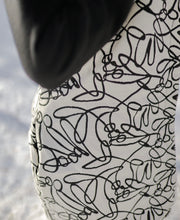 Load image into Gallery viewer, Long Coat - Black &amp; Cream
