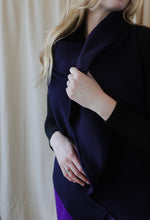 Load image into Gallery viewer, Metropolitan Blue Wool Shawl
