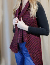 Load image into Gallery viewer, Ethnic Knit Vest - Maroon

