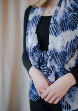 Load image into Gallery viewer, Tiger Blue Shawl
